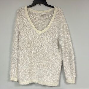 LC Lauren Conrad XXL Super Soft Eyelash Sweater Top